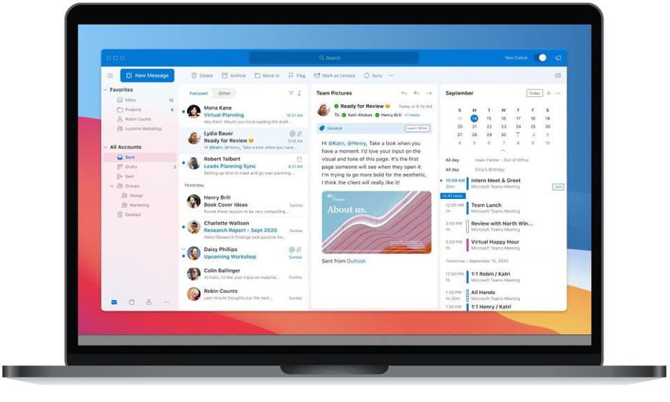 outlook for mac new version